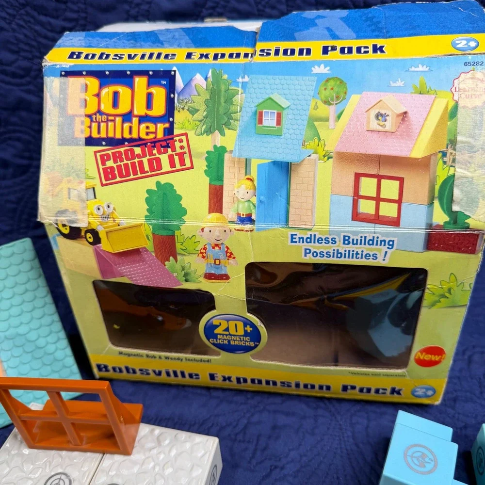 Bob the Builder Project Build It Expansion Pack Magnetic Bricks Incomplete